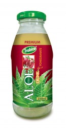 Trobico Aloe vera pomegranate flavor glass bottle 250ml